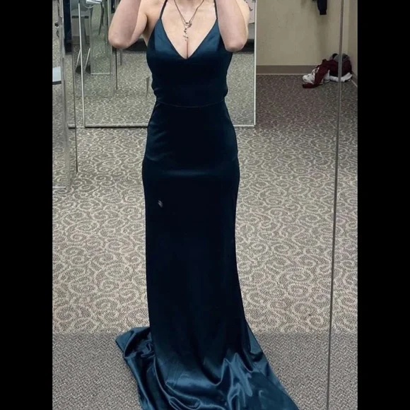 David’s bridal good condition. The brighter green is the correct color!!!! - Picture 4 of 4